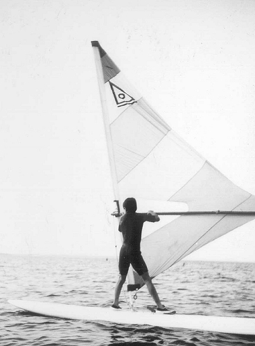 Windsurfen Plauer See 1987 DDR Surf Ostermann Windglider
