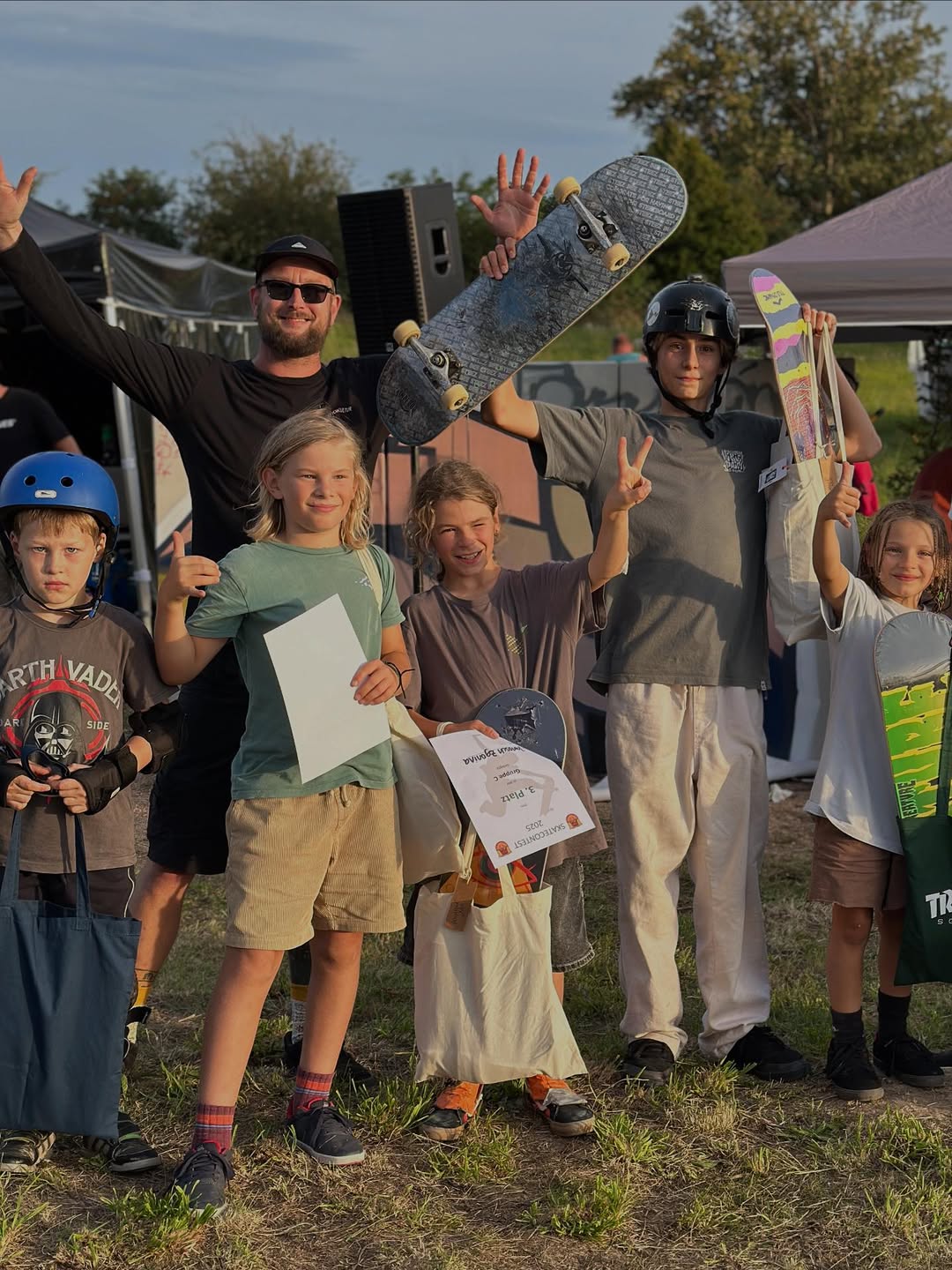 Skateboardcontest Ostrau - 13.09.2025 - Siegerehrung C-Gruppe