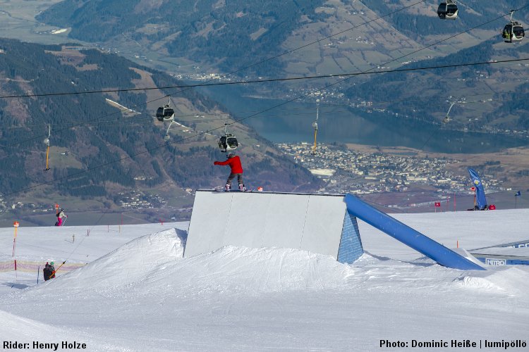 Wallride 50-50 auf dem Kitzsteinhorn/AUT - Dezember 2015