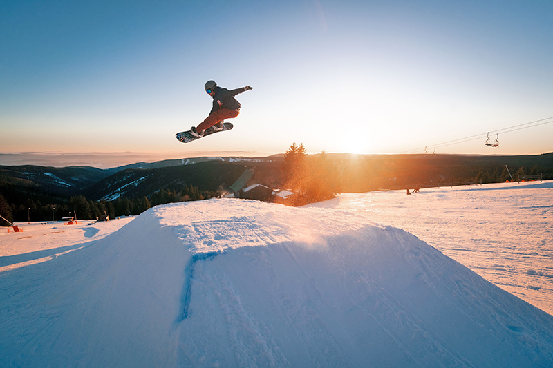 FS 360 Indy Nosebone beim Snowpark Opening in Neklid/CZ - Januar 2025