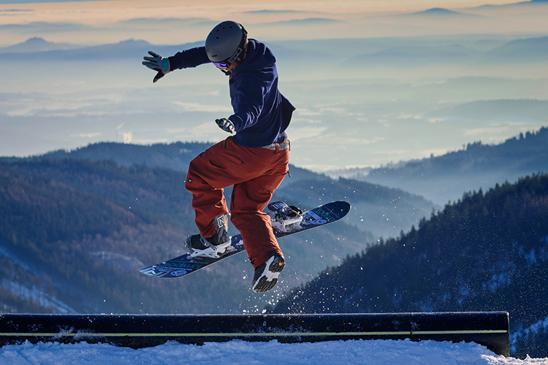 Fastplant FS 360 out beim Snowpark Opening in Neklid/CZ - Januar 2025