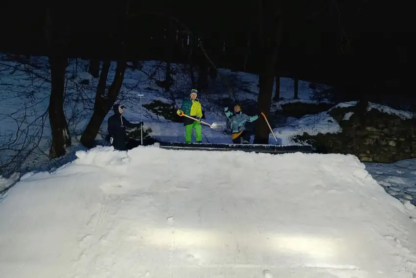 Snowpark Alsovka - Quarterpipe - 12.02.2026
