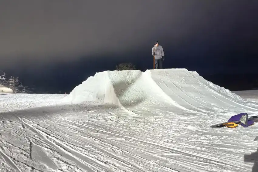 Snowpark Schöneck: Kicker mit 1,5 m Gap - 05.02.2026